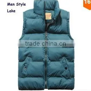 Warm Man's Fashion Waistcoat WINTER JACKET OUTDOOR DOWN JACKET New 2014 Winter Vest Men SOFTSHEEL JACKET thumbnail-1