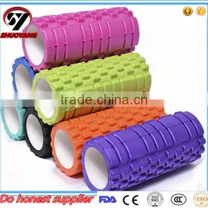 Hot Sale EVA Grid High Density Hollow Exercise Yoga Foam Roller Shuoyang thumbnail-1