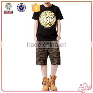 2016 China Manufacturer Custom Men Black Tshirts Bulk thumbnail-3
