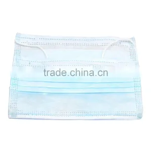 3 Ply Non Woven Fabric Disposable Industrial Face Mask thumbnail-3