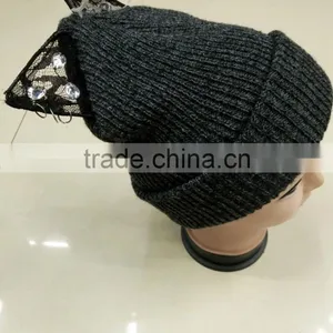 2016 Fashion the Latest Woman Man Cute 100%acrylic Crochet Knitted Cap for Winter thumbnail-1