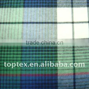 100% Cotton Woven Yarn Dyed Flannel Fabrics for Garment/shirt thumbnail-1