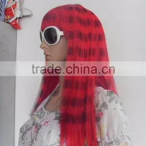 Fascinating Charming Halloween Synthetic Women Cosplay Party Long Straight Wig Full Hair Wigs thumbnail-4