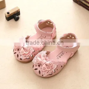 Zm35471a Girls Sandals 2017 School Princess Bowknot Shoes thumbnail-3