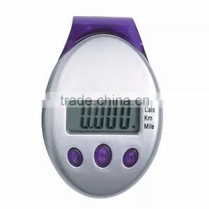 Deluxe Multi-Function Pedometer - Counts Steps, Miles, Kilometers, Calories, Records up to 99,999 Steps and Comes With Your Logo thumbnail-6
