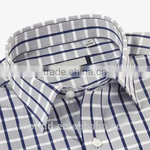 Supply 2016 New Trendy UK Style Plaid Long Sleeve Gentleman Shirt thumbnail-2