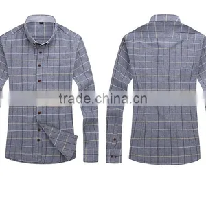 Business Casual Plaid Shirt Wash-and-wear Cotton of Cultivate One's Morality Men Long Sleeve Shirt Male Tide thumbnail-3