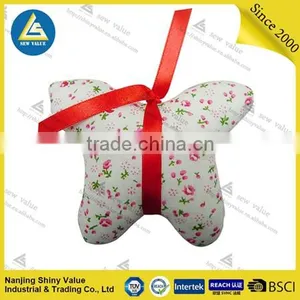 100% Cotton Red Floral Butterfly Shape Pin Cushions thumbnail-5