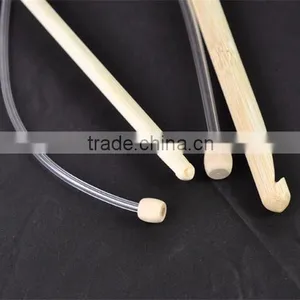 85cm(33.5") Bamboo Afghan Tunisian Crochet Hooks Needles 5.5-10.0mm, Sold per Packet of 5 thumbnail-2