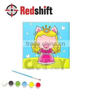 OEM Child Toy Color Your Canvas Frame Anim-Pal Princess Pig thumbnail-1