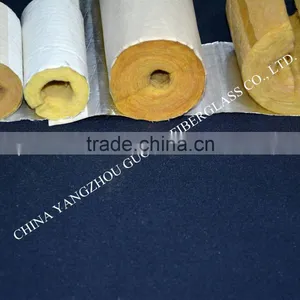 Customized Heat Retaining Use Fiberglass Wool Pipe Coated Alu.foil With White Paper Outer thumbnail-2