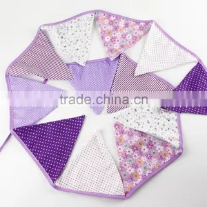 2.5m Wedding Party 10pcs Triangle Banners Flags,For Wedding Room Decoration thumbnail-1