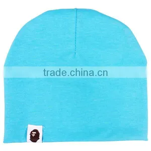 Wholesale Plain Knit Cotton Baby Beanie Hat thumbnail-2