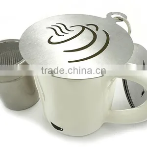 Hot Selling 6 Different Model Coffee Stencil Template for Decoration thumbnail-4