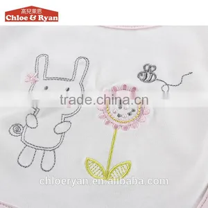 Wholesale Multi Styles Fancy Cartoon Animal Printed Cotton Baby Bibs thumbnail-5