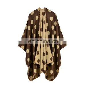 New Lengthened Thickening Winter And Winter Travel Cape Cloak thumbnail-5
