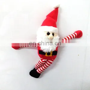 Promotional Soft Stuffed Plush Christmas Snowman Fridge Magnet Toys thumbnail-3