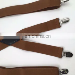 New Fashion Yiwu Longkang Brand 3.5cm X Design Suspenders thumbnail-5