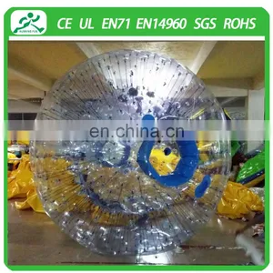 Running Fun CE PVC Inflatable Hamster Zorb Ball for Adults, Crazy Rolling Grass Zorb Balls for Sale thumbnail-2