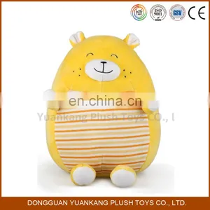 Cute Fat Bear Stuffed Animal Ball Toy/bear Emoji Plush Pillow thumbnail-1