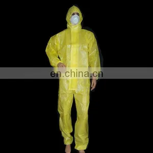 Nonwoven PP Coated PE Coverall Heat Seal Seams thumbnail-1