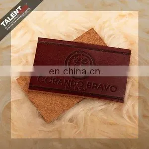 Custom Private Brand Design Genuine Jeans Leather Patch Labels thumbnail-4