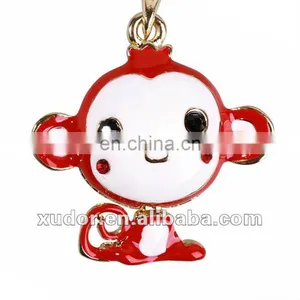 RED FUNNY MONKEY CELL PHONE/MOBILEPHONE STRAP/CHARM ACCESSORIES thumbnail-1