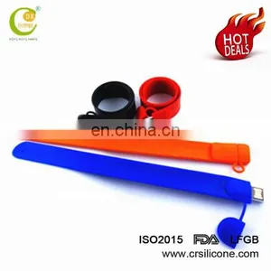 Custom Usb2.0 3.0 Christmas Gift Present Silicone Wristband/Convenient Bracelet Usb Flash Drive thumbnail-5