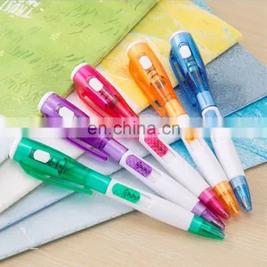 Multi Functional Promotion Novelty Fancy Led Pen Advertising Pen With Torch thumbnail-1