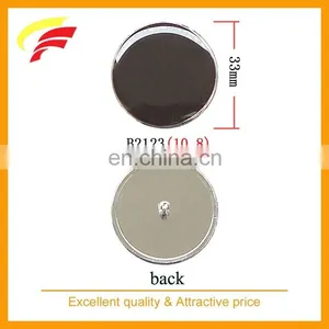 Custom Color Zinc Alloy Round Hand Sewing Button With Enamel for Coat thumbnail-1