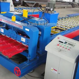International Standard IBR Glazed Tile Roofing Roll Forming Machine thumbnail-2