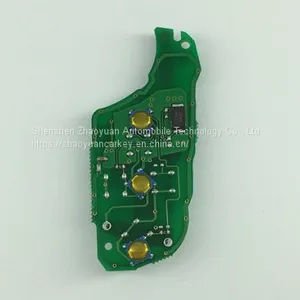 3 Buttons DS Style Peugeot 3008 Folding Key thumbnail-2