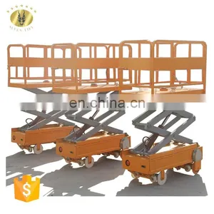 7LSJY Shandong SevenLift Adjustable Hydraulic Mobile Pallet Platform Jlg Manlift Ladder Lift in thumbnail-4