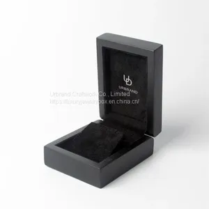 Custom Wooden Box Manufacturers Wooden Gift Box For Ring Pendant Necklace thumbnail-2