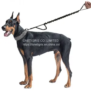 OneTigris Short Bungee Training Leashes With Control Handle thumbnail-3
