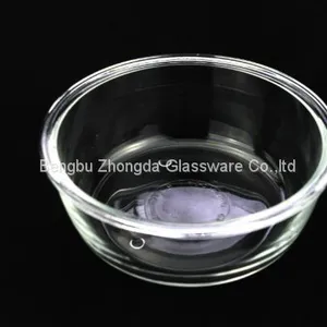 Round Borosilicate Glass Food Container Micro Wave Safe Meal Container thumbnail-4