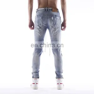 DiZNEW MANUFACTURES OF CHEAP SIDE PRINTING TRACK CLOTHES MEN JEANS thumbnail-3