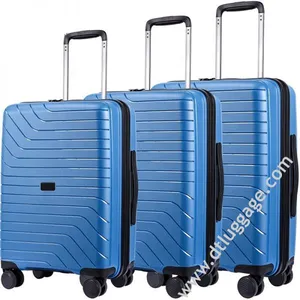 Hot Sell Good Quality Full Set ABS Luggage Suitcase With Lock for Your Holiday thumbnail-3