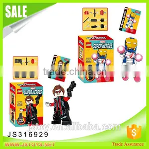 JSTOYS 8 Items Mixed Hero Building Blocks Toys Made in China thumbnail-4