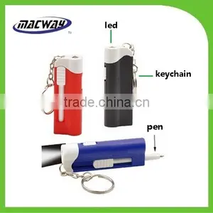 Multi-function Keychain With LED Light and Pen thumbnail-1