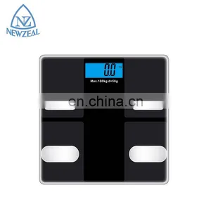 Large LCD Display BodyFat Scale Analyzer Digital Body Weight Bathroom Weighing Scale BMI Body Fat Scale thumbnail-1