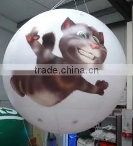 Giant PVC or Oxford Hanging Inflatable Balloons With Cat Logo Printing for Sale thumbnail-1