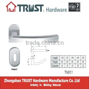 TH017:Guang Dong Stainless Steel Hollow Door Handle With Escutcheon thumbnail-1