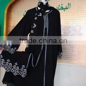 C079 Fashionable Islamic Abaya thumbnail-1