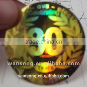 3D Hologram Label Roun Design Printint Logo 3d Hologram thumbnail-5