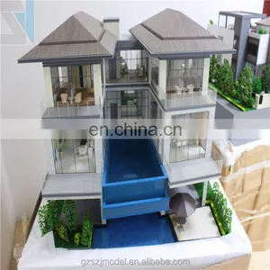 Quality Assured Luxury Model for Sales , Led 3d Miniature Building Scale Model thumbnail-1