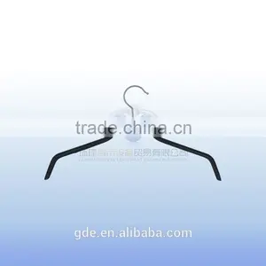 Fashional Design Clothes Hanger With Black Pvc Coated thumbnail-1