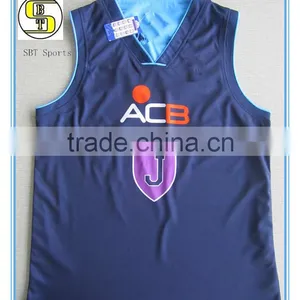 Reversible 100% Polyester Basketball Singlets thumbnail-1