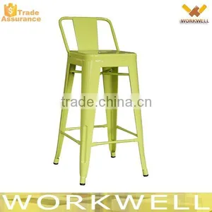 WorkWell Industrial Metal Frame Stackable Bar Chair Kw-St14 thumbnail-4