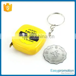 Customized Logo Printing Measuring Tape With Keychain Wholesale Quality Choice thumbnail-3